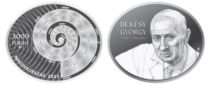 2022 Békésy György - színesfém érme 2022 Békésy György - színesfém érme